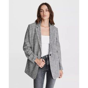 Rag & Bone NWT Ames Grey Blazer Jacket Textured Spring 2